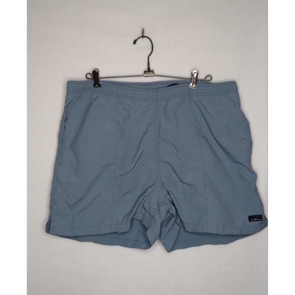 L.L. Bean Other - LL Bean Swim Trunks‎ Men's Sky Blue Sz M Adjustable Outdoor Summer Beach EUC